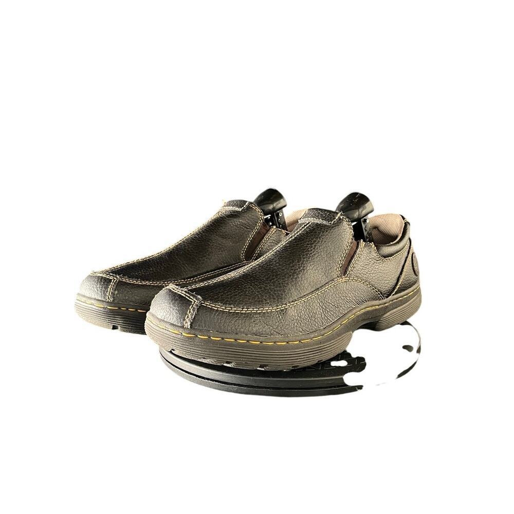 Dr. Martens Colton Men's Slip On Loafers Black Leather Size 12 US Comfort Shoe - Picture 3 of 6